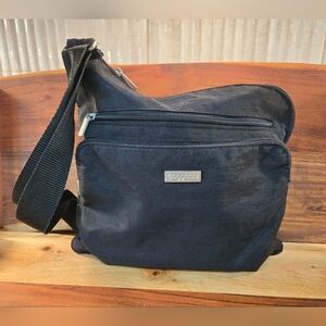 BAGGALLINI Black Crossbody  Messenger Bag
